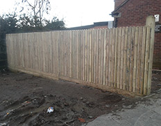 Picket Panel Wooden Fence