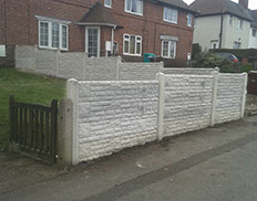 All Concrete Based Fence